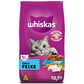 Ração Whiskas Para Gatos Adultos Sabor Peixe 10,1kg